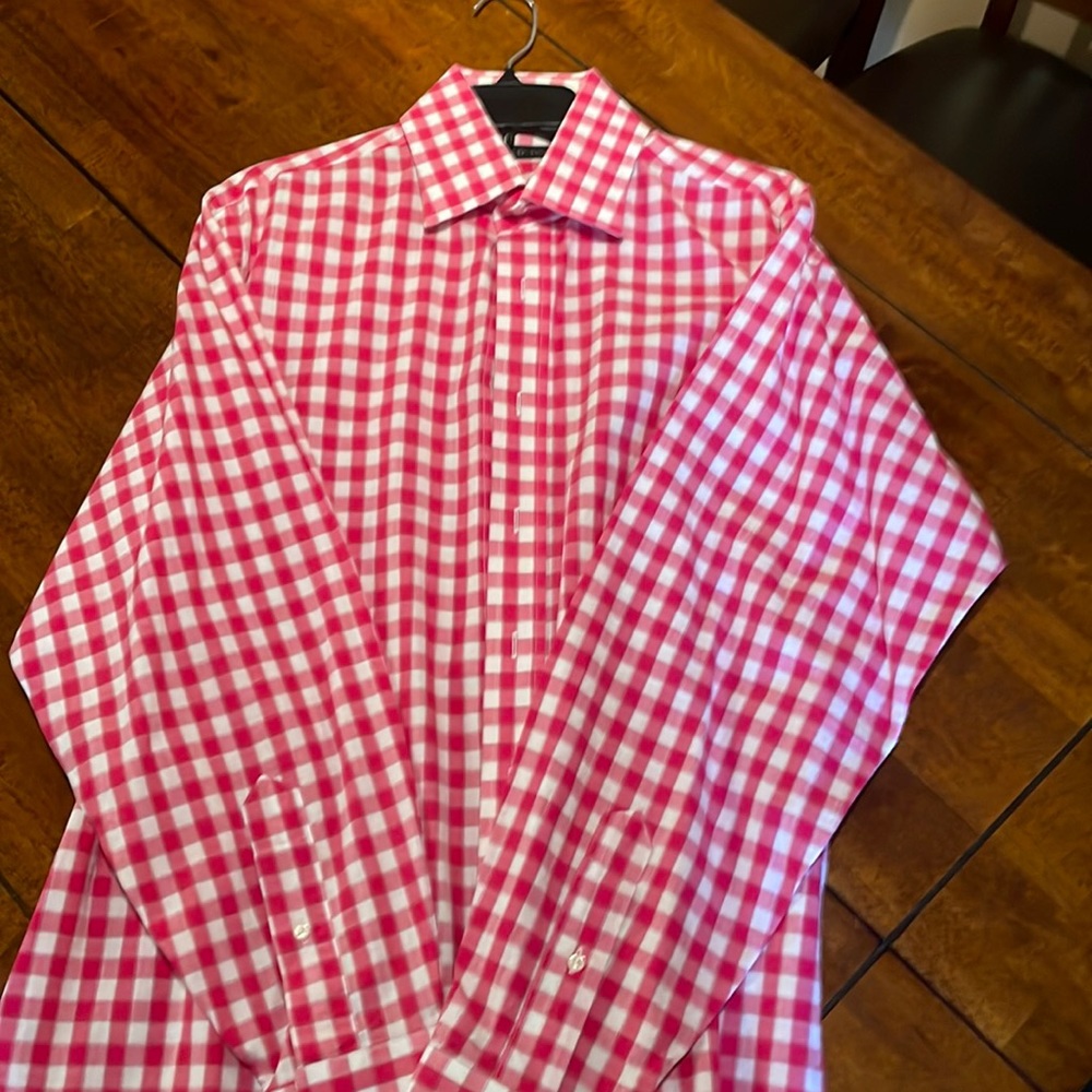 Sport shirt, 17 neck, custom fabric